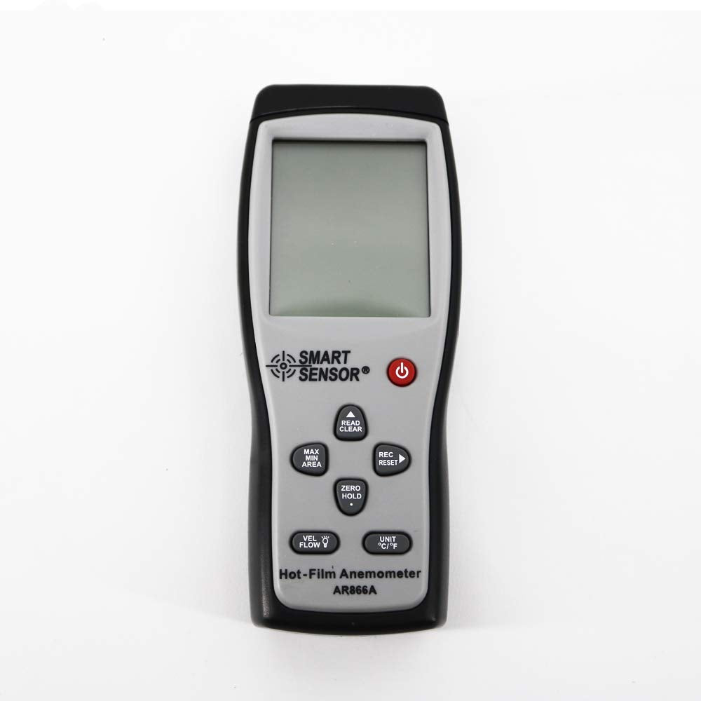 Graigar AR866A Hot Wire Thermo-Anemometer Air Flow Velocity Wind Speed Meter