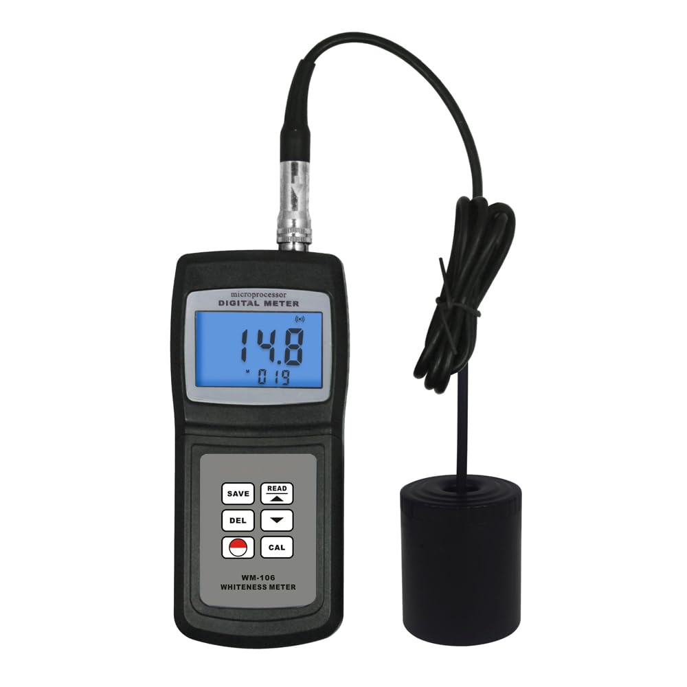 WM-106 Digital Whiteness Meter Whiteness Tester Range 0~120% WM106