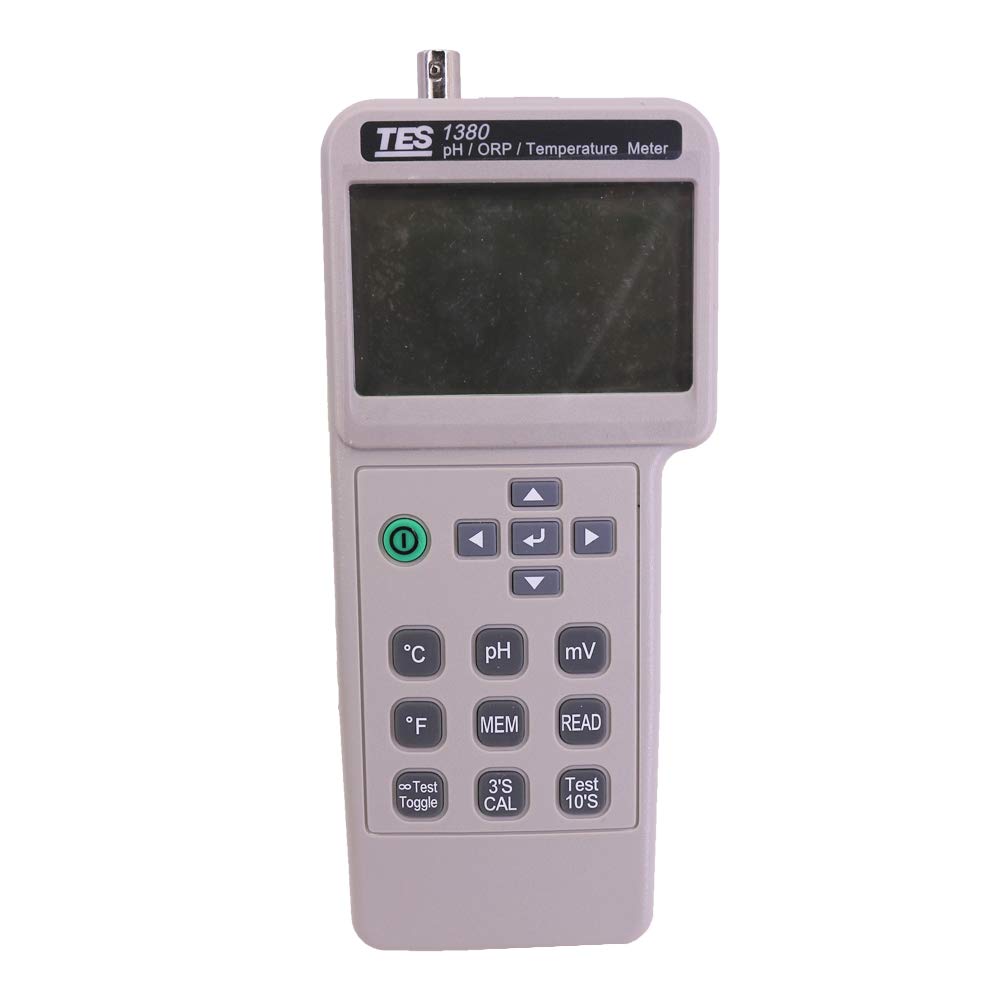 TES-1380K PH/ORP/Temperature Meter Water Quality Meter Oxidation Reduction Potential Tester TES-1380