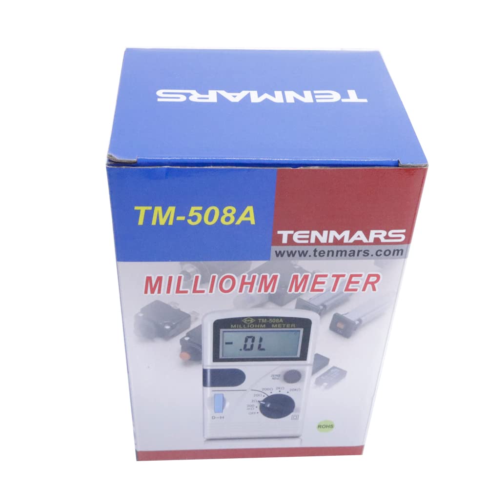 Tenmars TM-508A Digital Micro Resistance Meter Milliohm Meter 0.1m to 20K Ohm