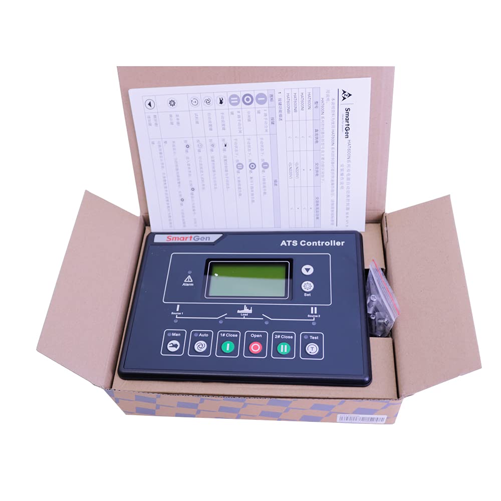 SmartGen HAT600NB Intelligent Dual-Supply Module ATS Controller DC + AC Power Supply + Apply to All ATS