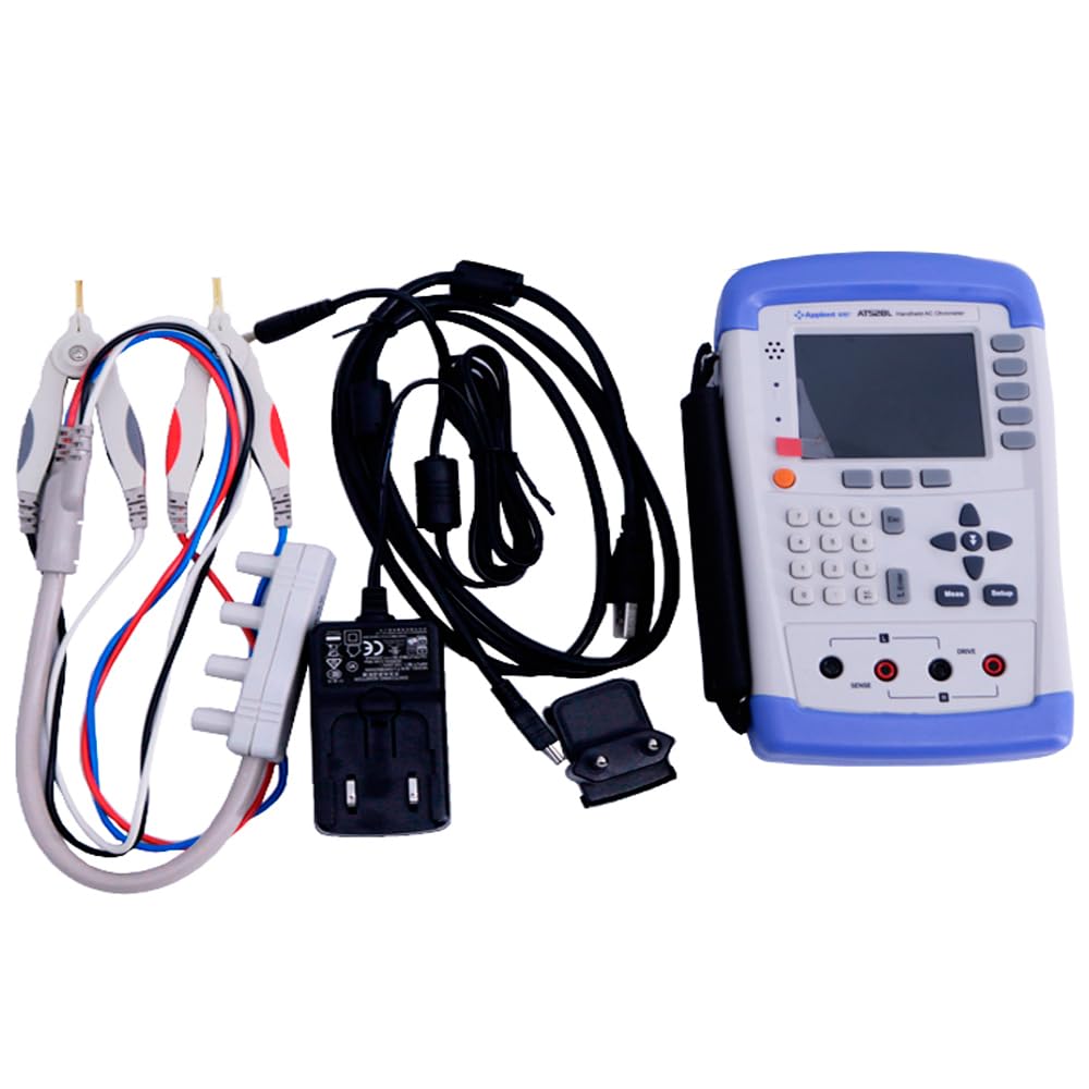 AT528L Handheld Digital Battery Tester AC Ohmmeter Battery Resistance Meter ACR DCV Battery Analyzer