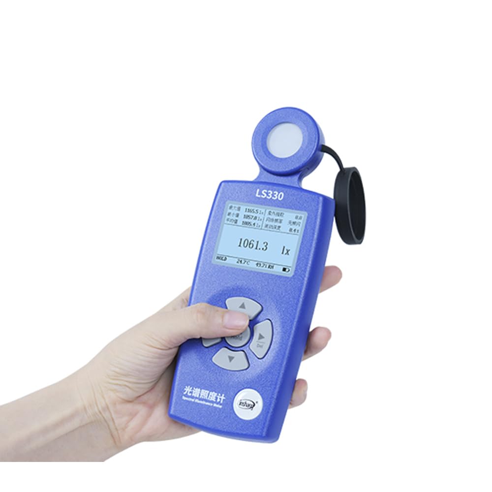 LS330 Digital Multi-Parameter Spectral Illuminance Meter Lux CCT UVI Meter Measurement Range 0~1000000Lx