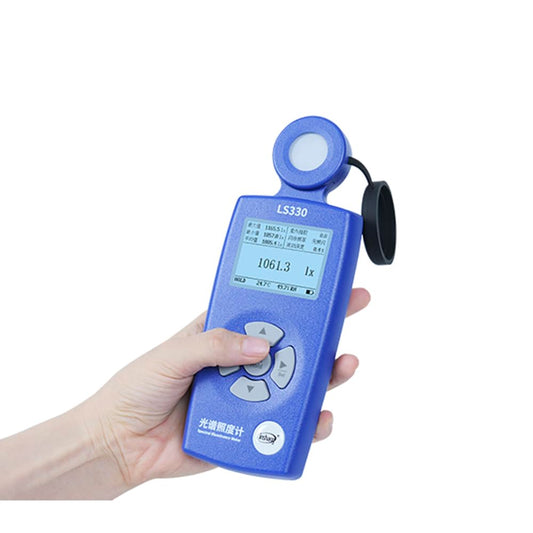 LS330 Digital Multi-Parameter Spectral Illuminance Meter Lux CCT UVI Meter Measurement Range 0~1000000Lx