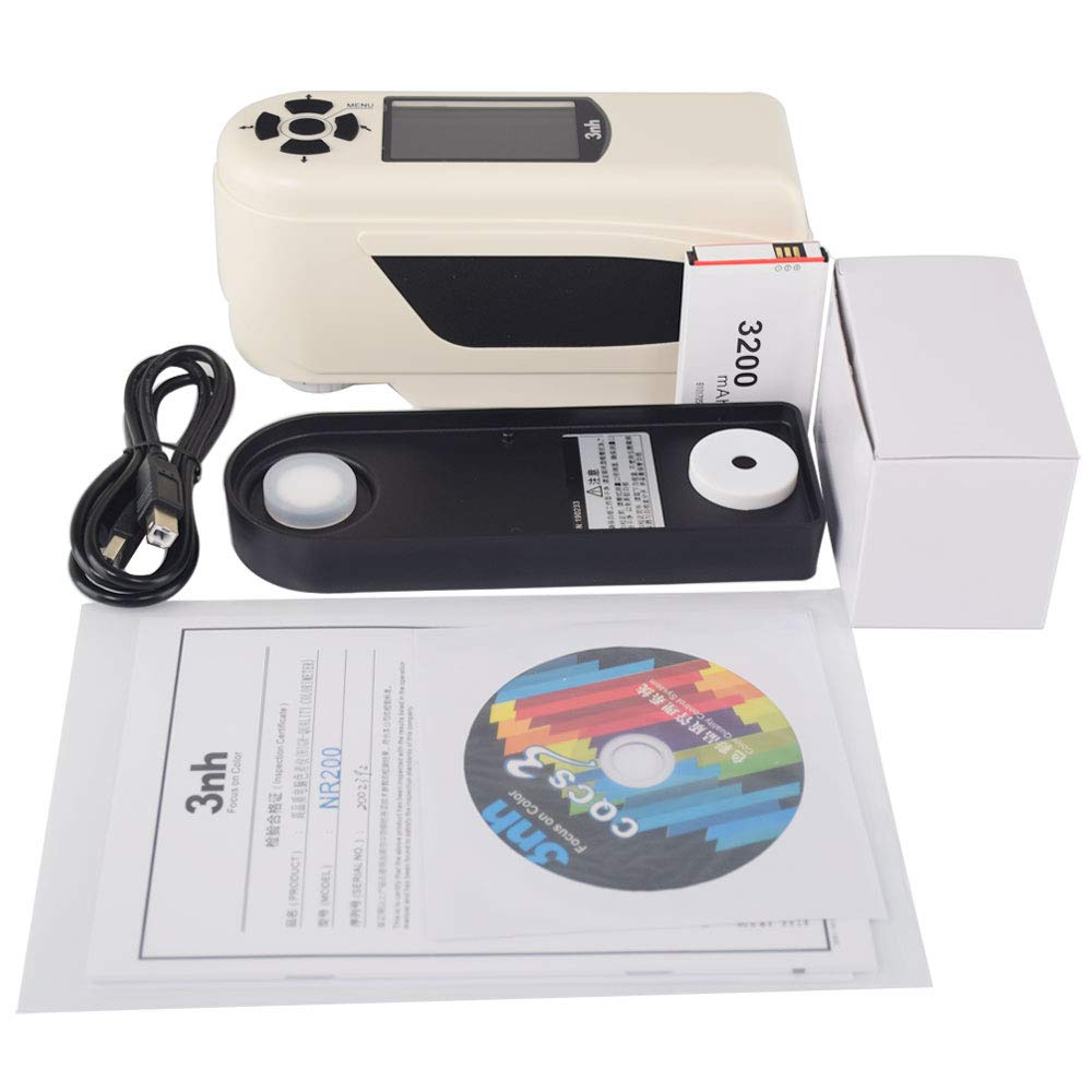 Graigar NR200 Portable Colorimeter Color Meter Geometry Color Tester Ф8mm Measuring Aperture USB Interface