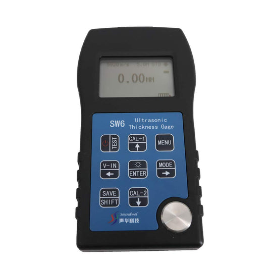 Graigar SW6 Ultrasonic Thickness Gauge Meter Measurement Range 0.65~400mm High Resolution 0.01mm With USB Interface