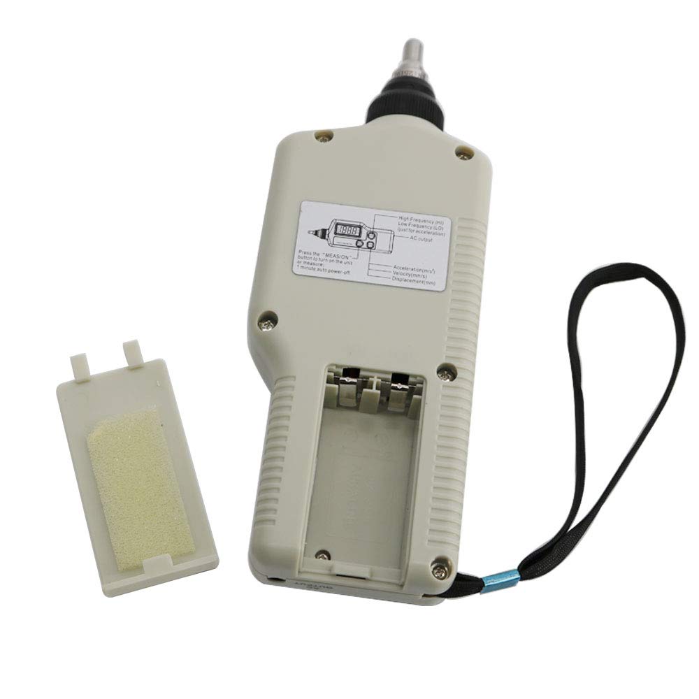Graigar AR63A Digital Handheld Vibration Meter Tester Meter Gauge Vibrometer Analyzer Acceleration Range 0.1 to 199.9m/s2