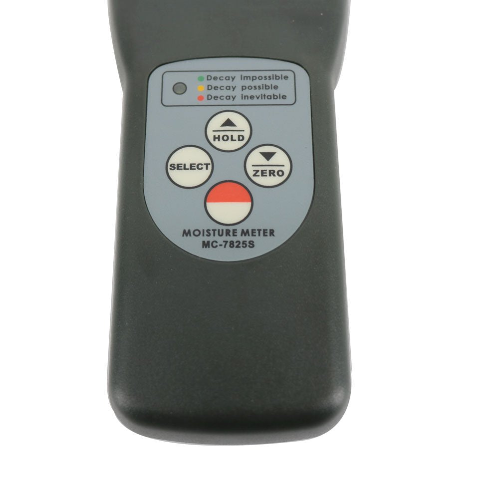 Graigar MC-7825S Digital Serch Type Moisture Meter Tester Gauge MC7825S Search Type Non-destructive Testing for Wood Tobacco Soil 0~70%