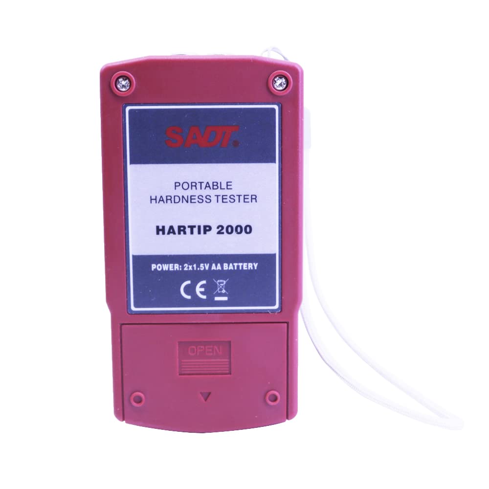 Graigar HARTIP2000 Portable Digital Leeb Hardness Tester Gauge HARTIP-2000 Hardness Scale HL HRC HRB HB HV HS 170 to 960 HL Leeb Hardness Tester with RS232 Interface Metal Durometer 300 Data Hold