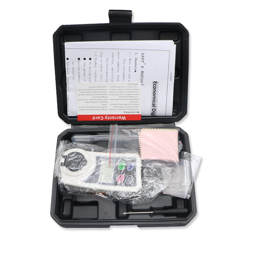 Graigar AMSZ Digital Refractometer High-Precision Fruit Sugar Content Tester 0.2Brix Accuracy