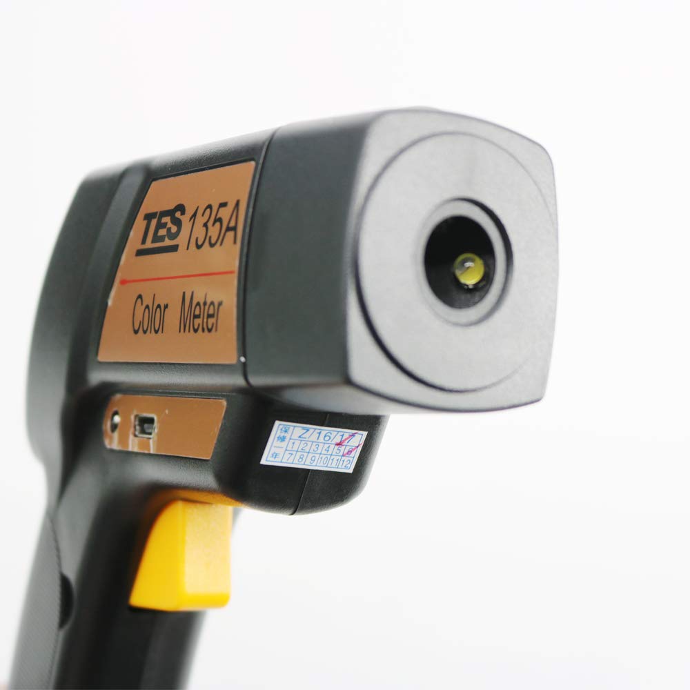 Graigar TES-135A Color Meter Portable Color Difference Meter (LCD Display) Colorimeter with USB Datalogger