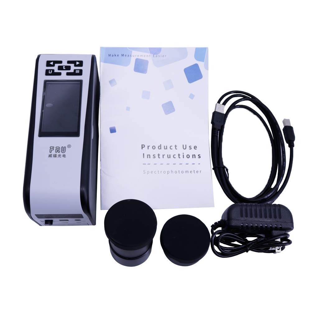 WS2600 Precise Spectrophotometer d/8 Colorimeter Color Meter 4mm&8mm Measuring Caliber Color Analyzer