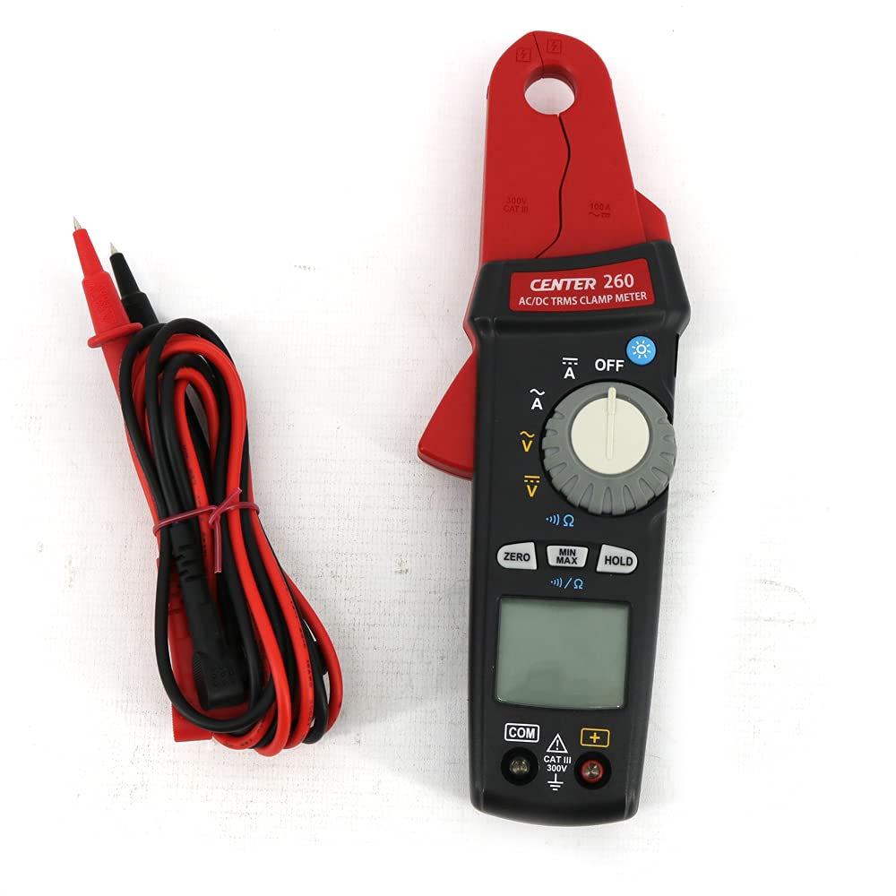 CENTER-260 True RMS AC/DC Current Clamp Meter 1mA Resolution