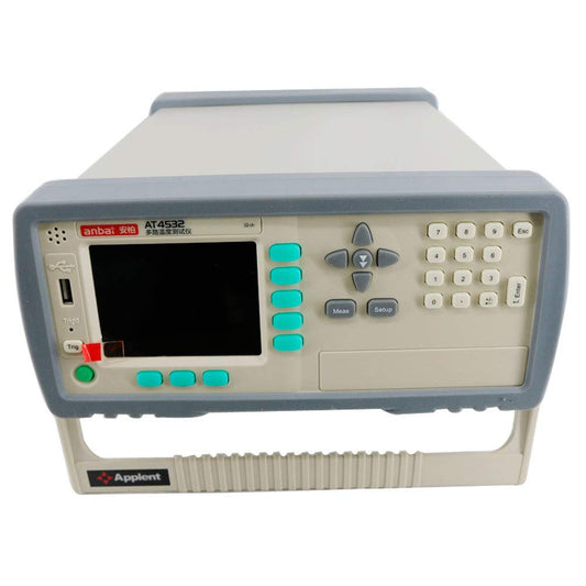 Graigar AT4532 32 Channels Temperature Recorder Meter Temperature Data Logger with TFT-LCD Display Thermocouple Data Logger -200℃～1300℃
