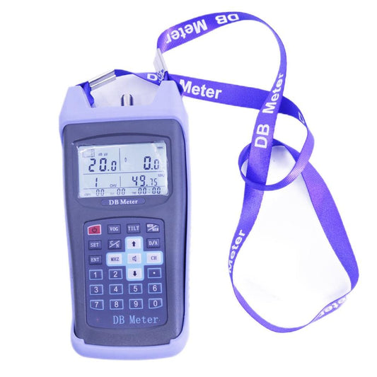 MS9802Q Digital Signal Strength Meter Support Analog CATV/DVB-C DB Meter DVB-C Range 47MHz~870MHz