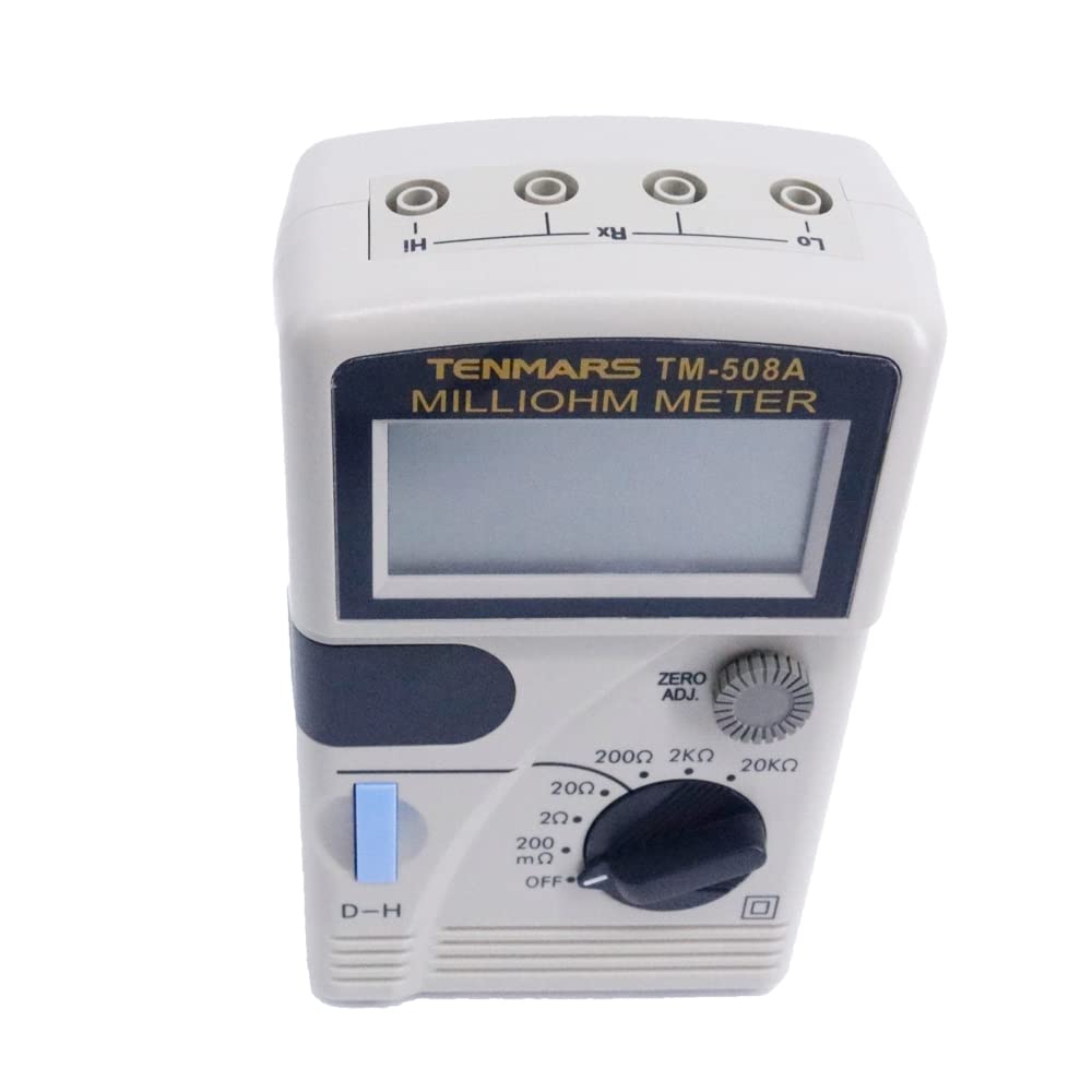 Tenmars TM-508A Digital Micro Resistance Meter Milliohm Meter 0.1m to 20K Ohm