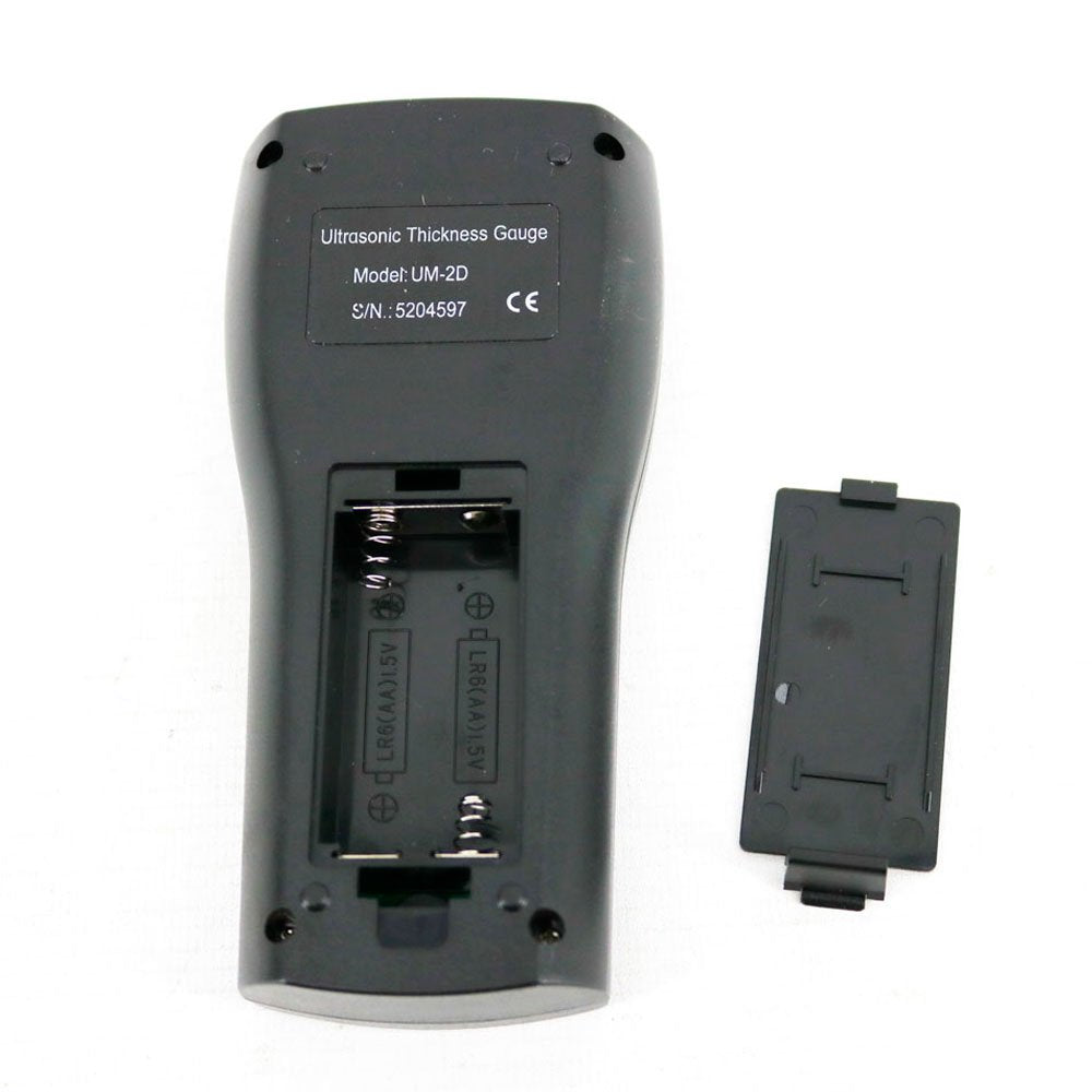 Graigar UM-2D Digital Portable Ultrasonic Thickness Gauge Tester Meter 0.03'' to 12'' with PT-08 Probe Echo-Echo Through Paint Coating