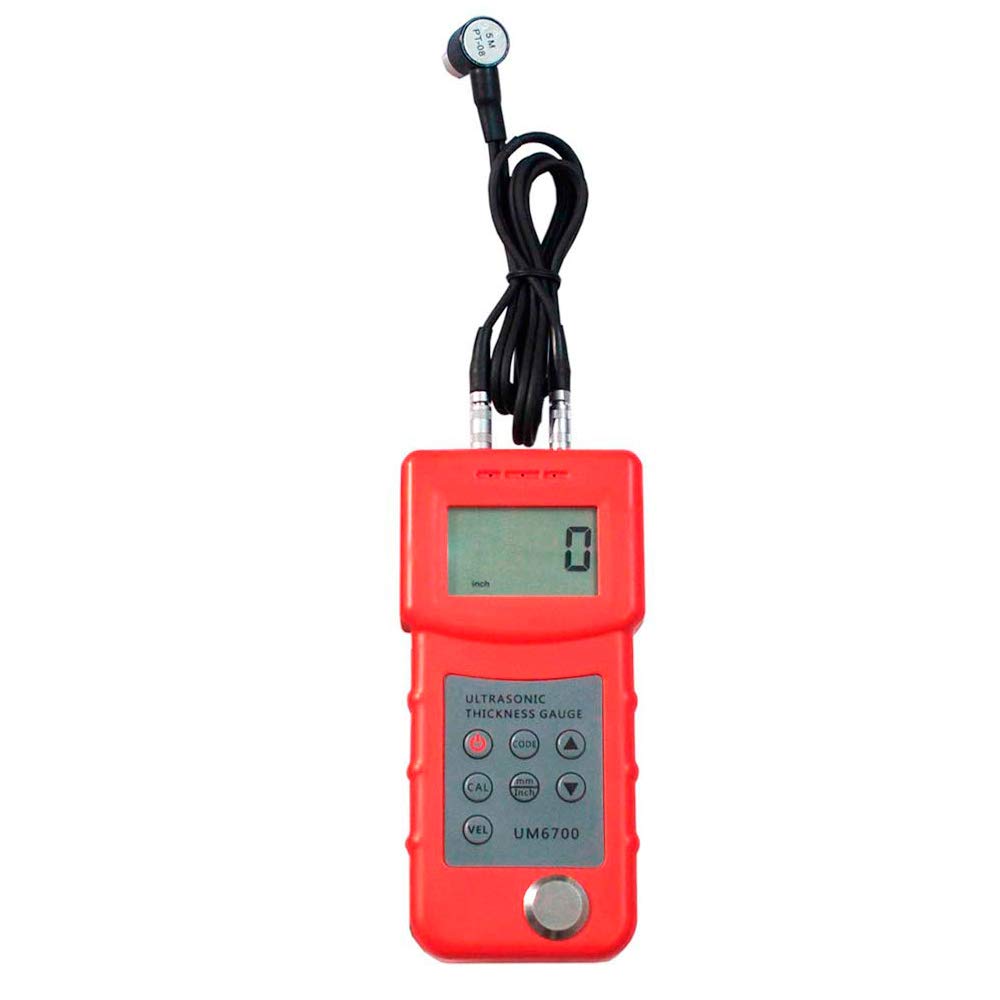 Graigar UM6700 Ultrasonic Thickness Gauge Metal Thickness Meter Testing for Many Ultrasonic Wave Well-conductive Materials 1.0-280mm,0.05-11.8inch