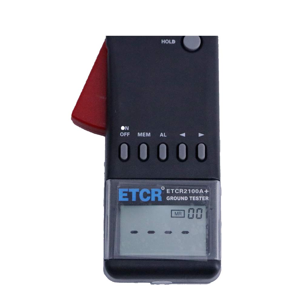 Graigar ETCR2100A+ Digital Clamp Meter Ground Earth Resistance Meter Tester Clamp Earth Resistance Tester 0.01-1200 Measuring Range