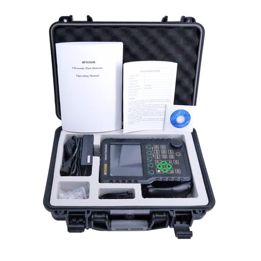 Graigar MFD500B Portable Digital Ultrasonic Flaw Detector with Measurement Range 0 to 9999 mm