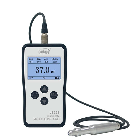 LS225+F500 Plating Thickness Gauge Ultra-thin Thickness Gauge Measuring Range 0.0-500um