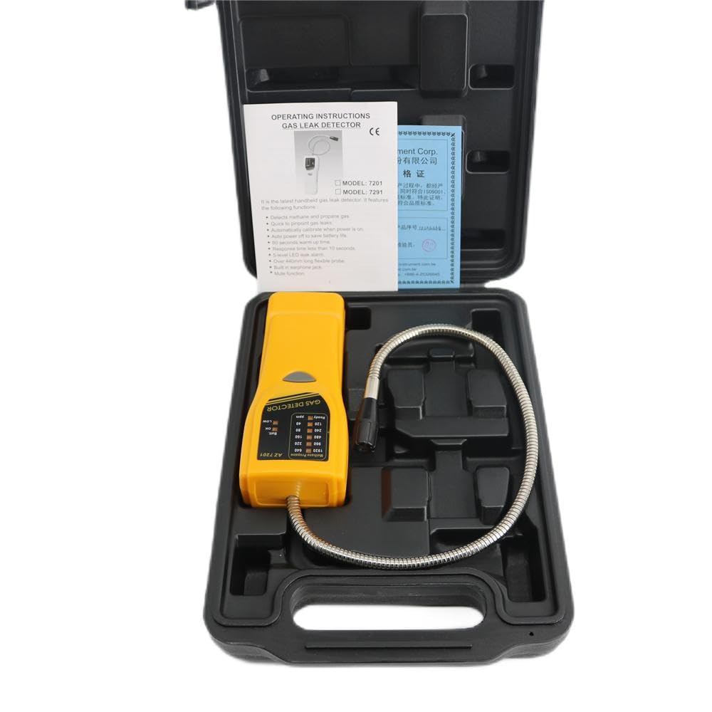 AZ7201 Portable Methane Propane Gas Leak Detector Gas Detector CH4 Gas Leakage Meter