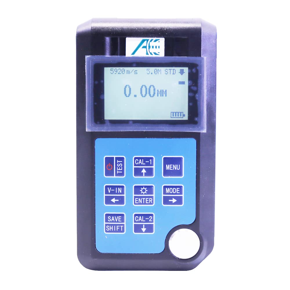 SW7 Portable Digital Ultrasonic Thickness Gauge Meter for Kinds of Materials Through Coating Thickness Tester