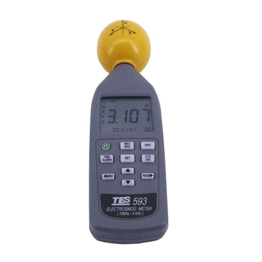 Graigar TES-593R EMF Meter TES593R Triaxial Data Logger 100% Original Taiwan ElectroSmog Tester Meter