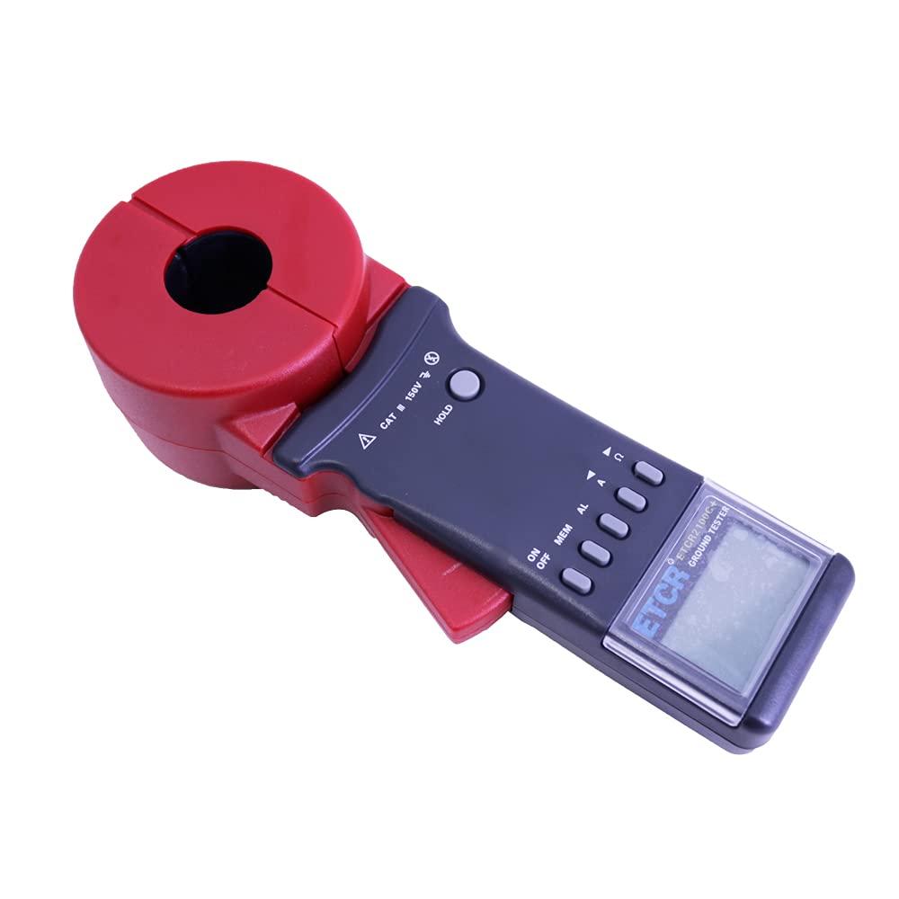ETCR2100C+ Digital Clamp Ground Earth Resistance Tester Loop Resistance Test Resistance Range:0.01-200
