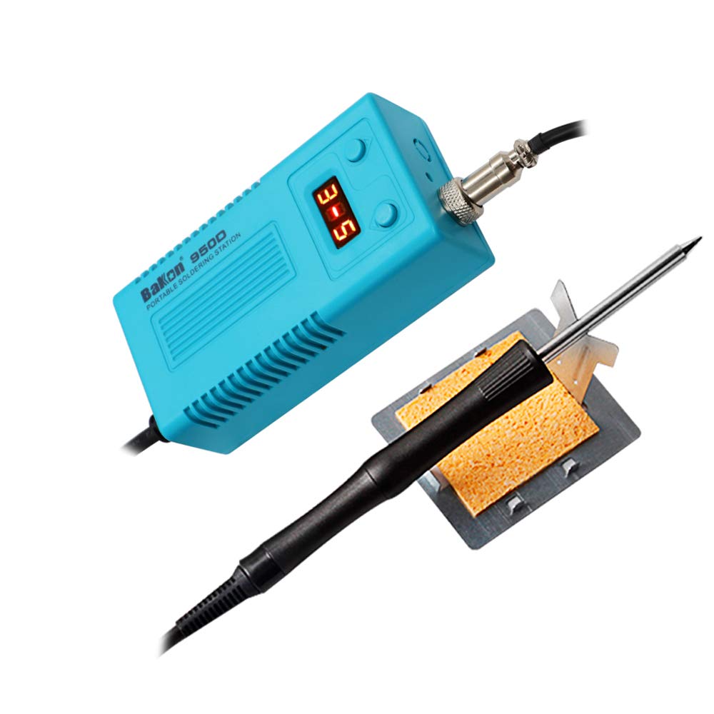 New BK950D Portable Digital Control Temperatures Soldering Station 100-240V,180-450C/356-842F,50W with T13 Heating Elements