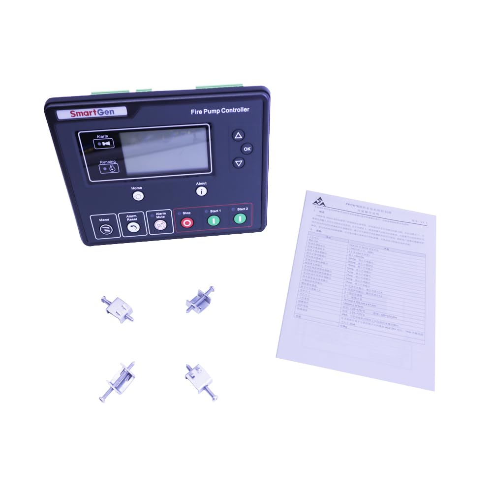 Smartgen FPC615 Fire Pump Controller Module Genset Controller Auto/Manual Start Unit via Remote Input Signals