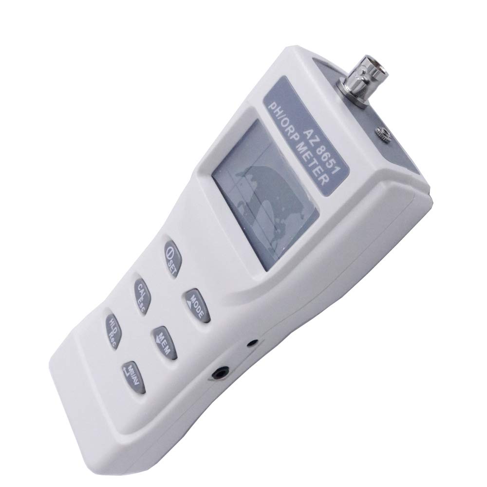 Graigar AZ8651 Handheld pH Meters/ORP Meter pH Meter/ORP Tester Water Quality Analyzer Oxidation Reduction Potentiometer 0 to 14 PH Range