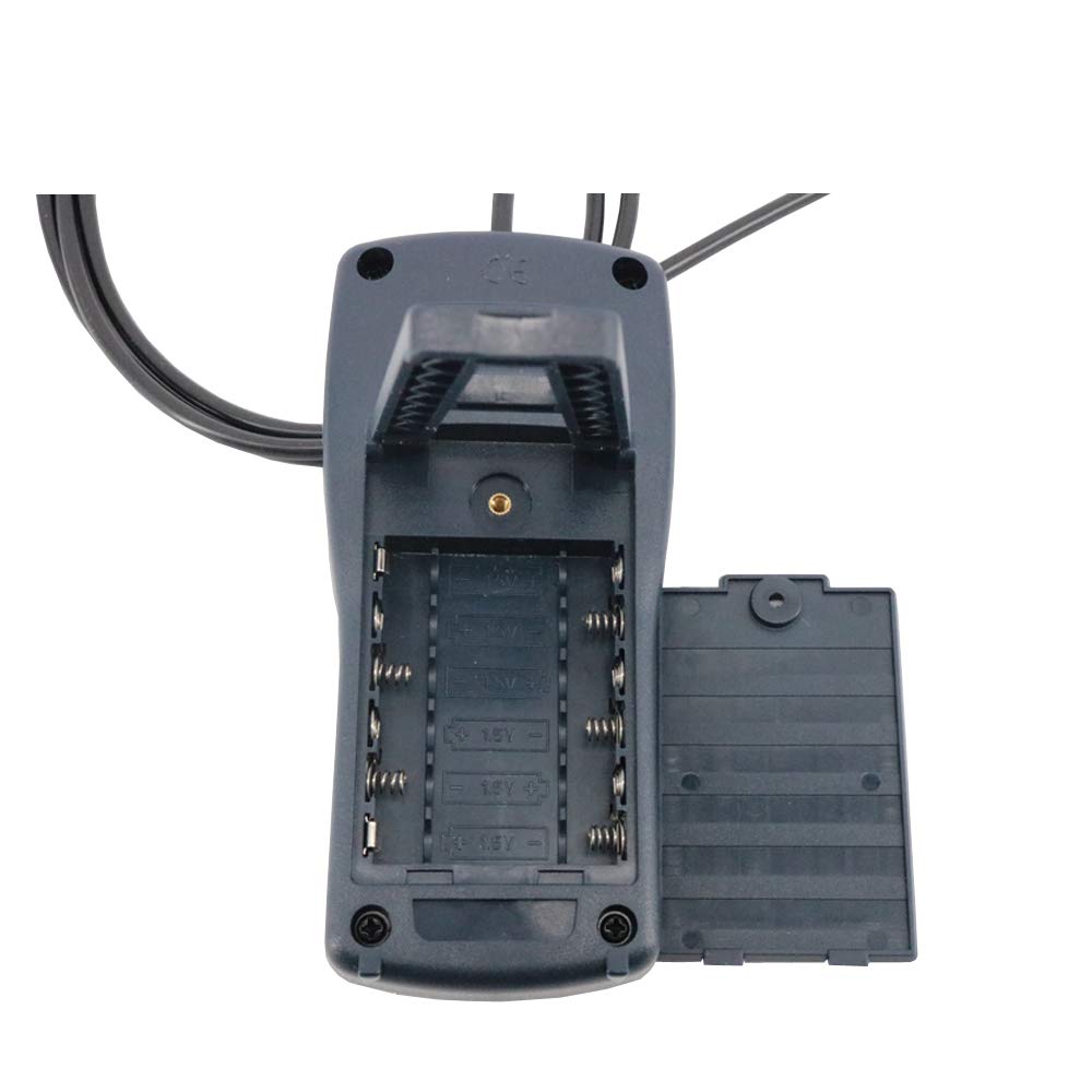 Graigar TES-1340 Hot Wire Thermo Anemometer TES1340 HVAC Air Flow Velocity Tester Air Wind Flow Meter