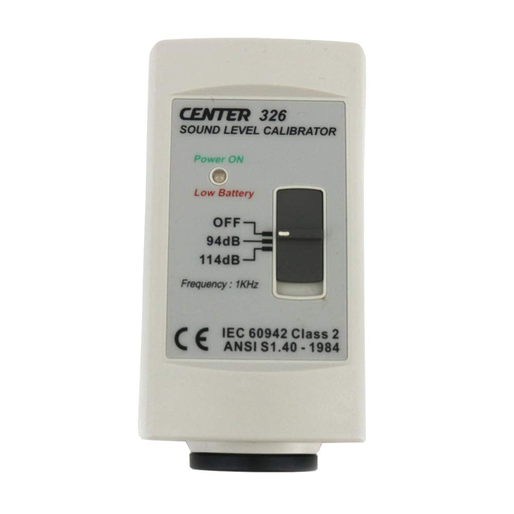 CENTER-326 Sound Level Calibrator for Sound Level Meter (94dB-114dB) Noise Meter Calibration Gauge