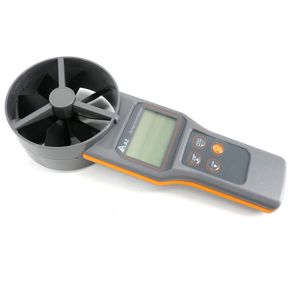 AZ8916 Portable Wind Speed Meter 10cm Vane Anemometer Temperature Air Velocity Tester