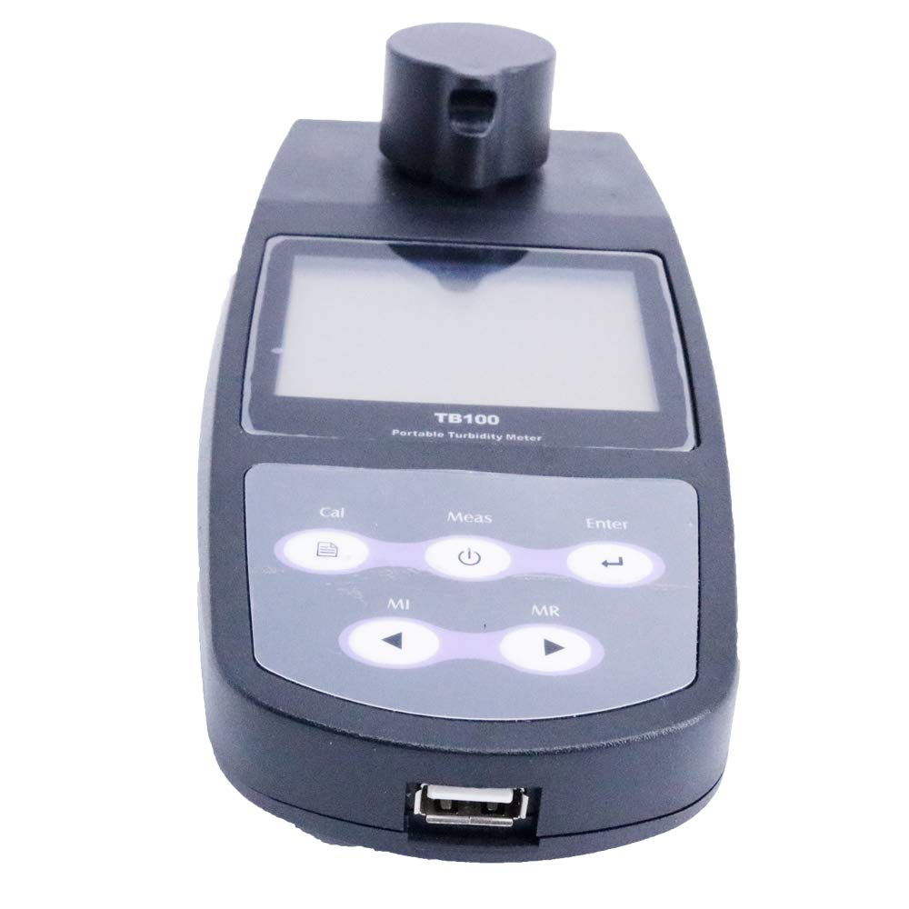 TB-100 Portable Water Turbidimeter TB100 Digital Turbidity Meter Range 0-1100 NTU Water Transparency Tester