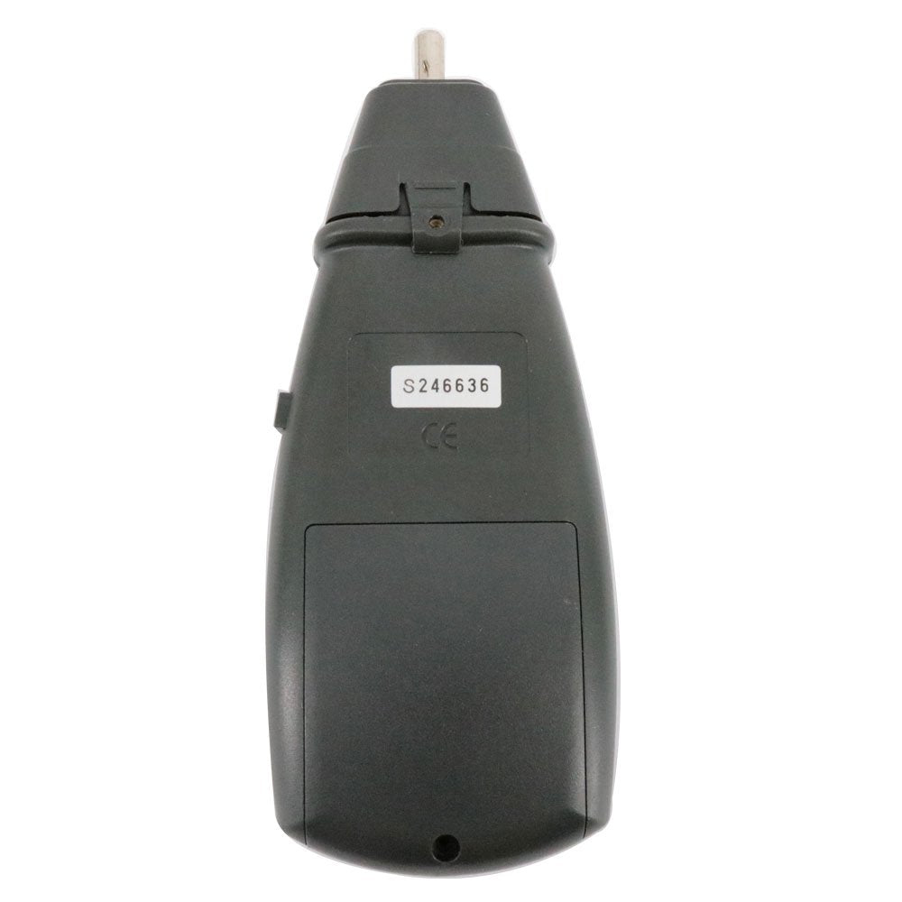 Graigar Digital Tachometer Laser Contact Speed Meter Optoelectronic Photo Tach Speedometer Data Storage DT6236B 99999 RPM