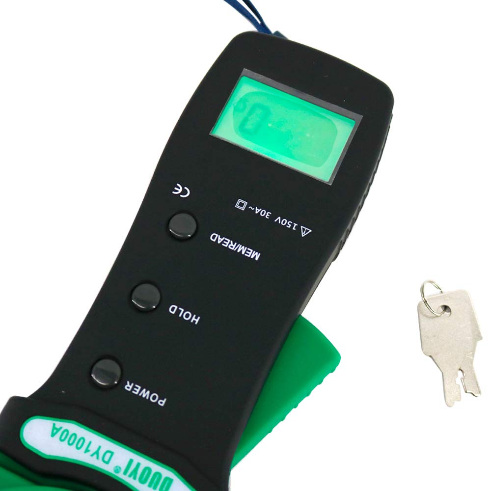 Graigar DY1000A Digital Clamp-on Grounding Earth Resistance Tester Meter