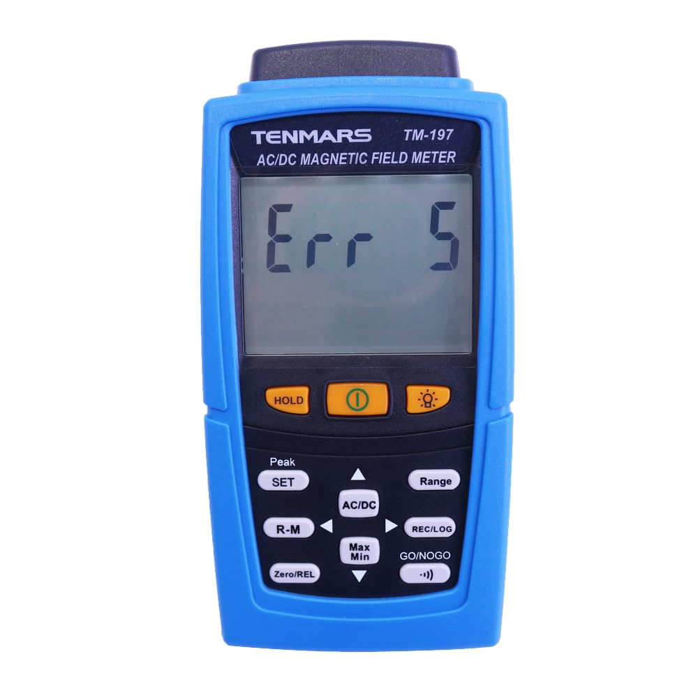 Tenmars TM-197 Digital AC/DC Magnetic Field Meter 0~3000mT 0~30000G (Gauss) Tester