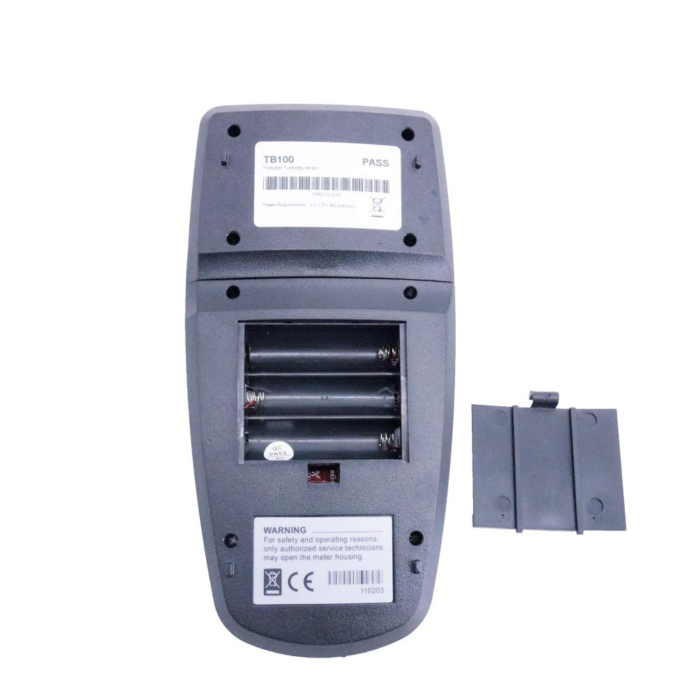 TB-100 Portable Water Turbidimeter TB100 Digital Turbidity Meter Range 0-1100 NTU Water Transparency Tester