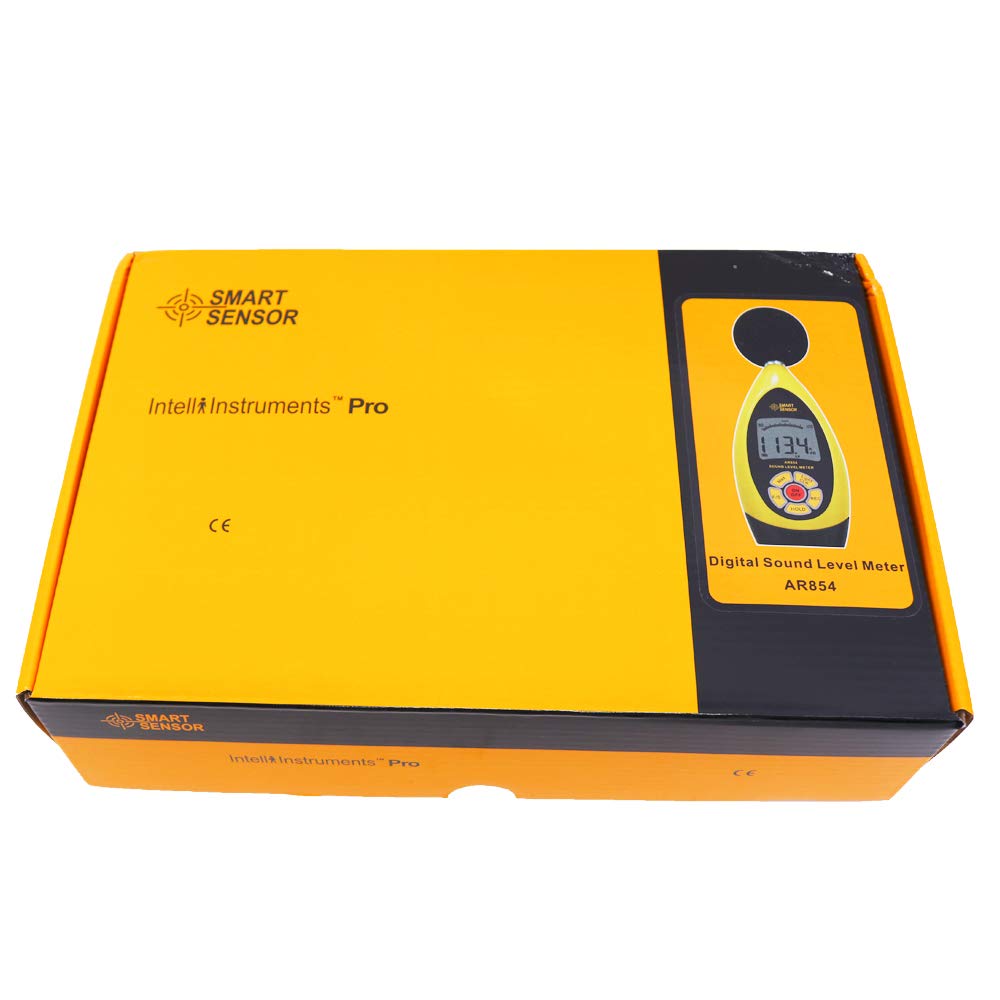 Smart Sensor AR854 Digital Sound Level Meter Noise Level Meter with Software 30~130dBA 20Hz~8KHz