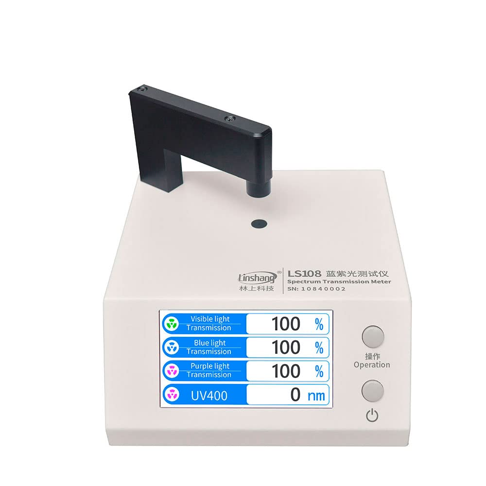 LS108 Spectrum Transmission Meter Blue and Violet Light Transmittance Tester