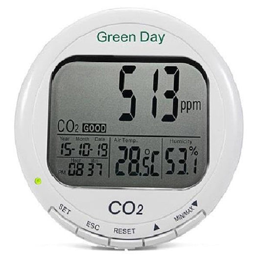 AZ7788 Digital Desktop Indoor Air Quality CO2 Monitor Temperature & Relative Humidity Monitor