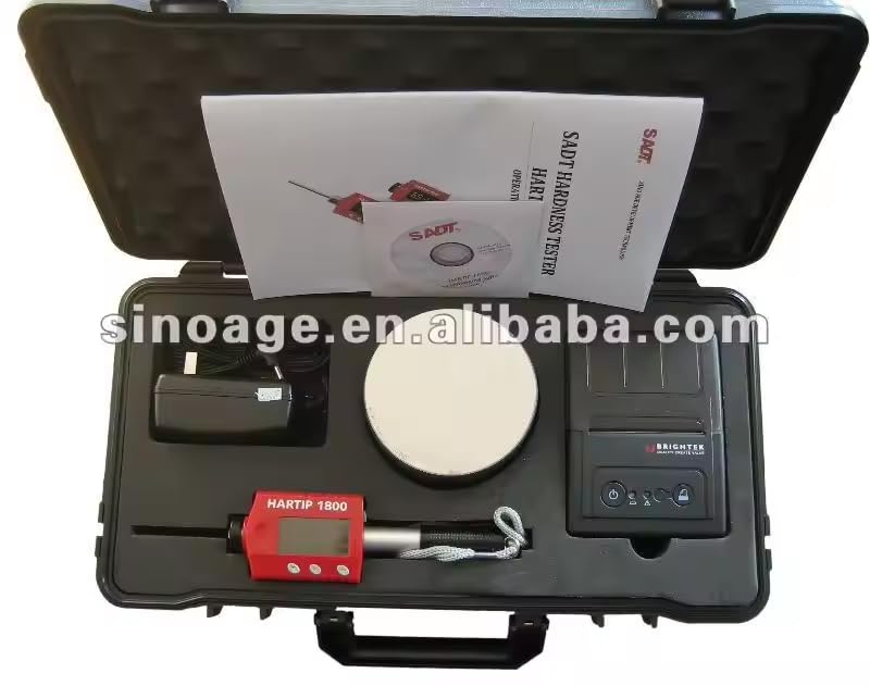 Digital portable metal rockwell hardness tester price HARTIP1800 with D&DL 2-in-1 probe