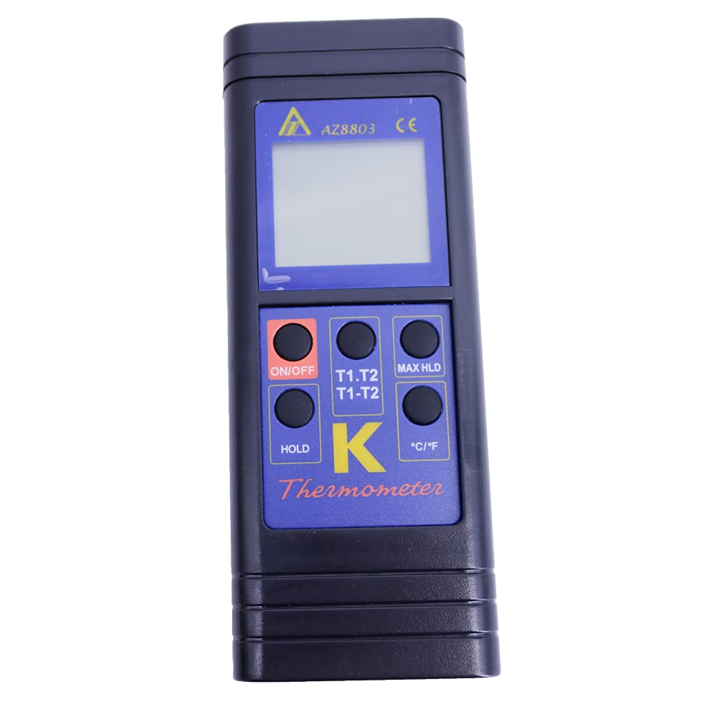 AZ8803 Handheld Digital K Type Thermocouple Thermometer Dual Channels Thermocouple Thermo Meter Temperature Range -50~1300℃
