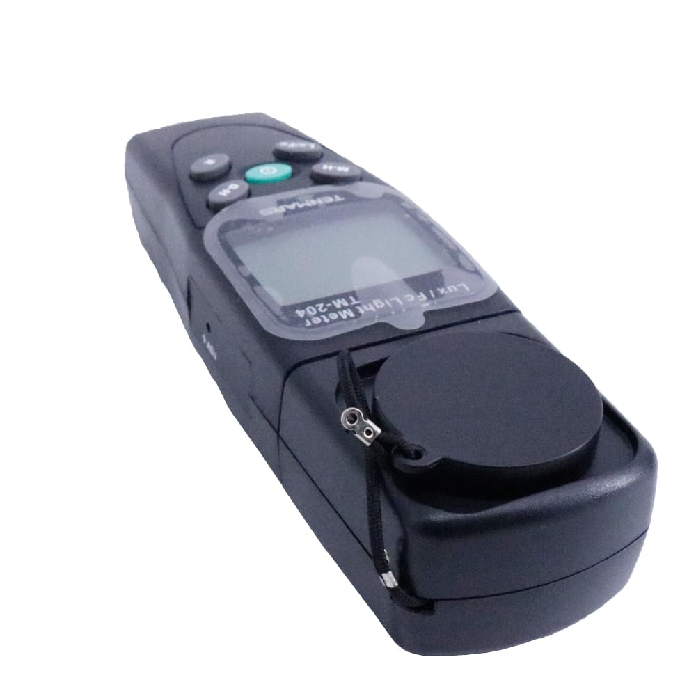 TENMARS TM-204 Digital Lux Meter Mini Lightness Tester 20,200,2000, 20000,200000 Lux