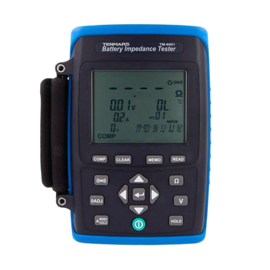 Tenmars TM-6001 Battery Impedance Meter Battery Tester Resistance Range 4mohm~400ohm