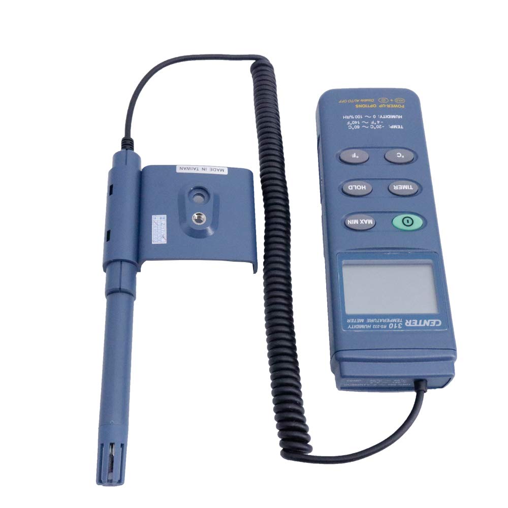 Graigar CENTER-310 Digital Portable PC Interface Humidity Temperature Tester CENTER310 Triple Display PC Interface
