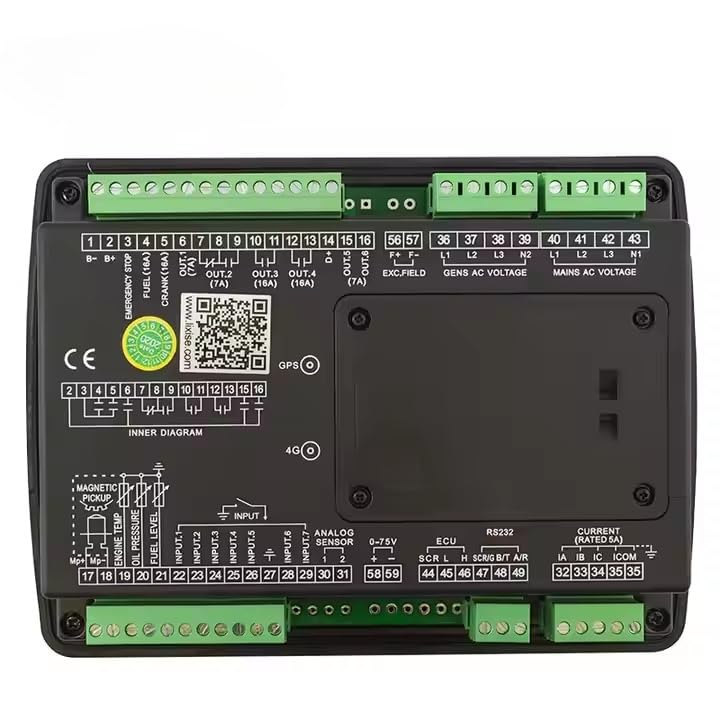 LXC6110N AMF Diesel Generator Set Controller LCD Auto Start Controller Genset Parts Electronic Cuircuit Board Panel