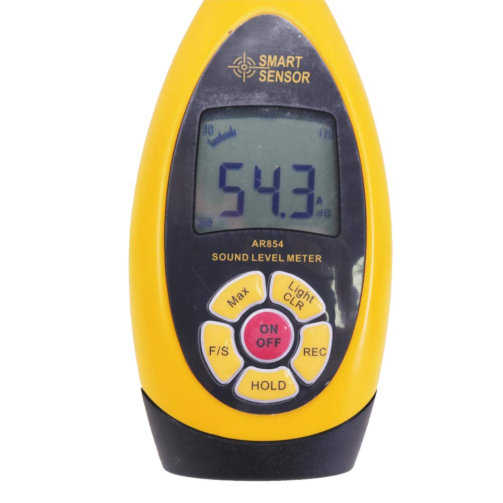 Smart Sensor AR854 Digital Sound Level Meter Noise Level Meter with Software 30~130dBA 20Hz~8KHz